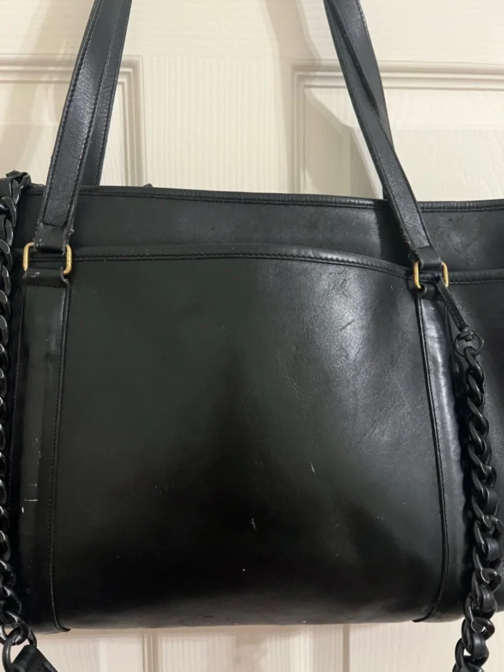 Vintage Coach Rare Leather Madison Briefcase Bag Made In USA 1980s